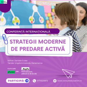 Conferință internațională - Strategii moderne de predare activă