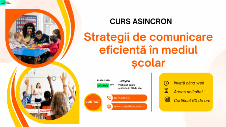 Strategii de comunicare eficientă în mediul școlar