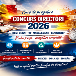 Dezvoltarea capacităților cognitive și a competențelor de management educațional